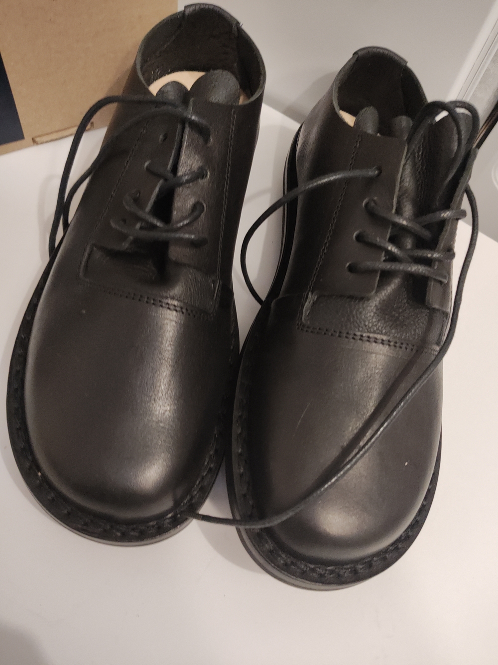 Women's Trippen Black Chukka Boots - Classic Lace-Up Comfort 39 - Picture 5 of 15